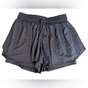 RealEssentials Charcoal Gray Women's Skorts in a size S